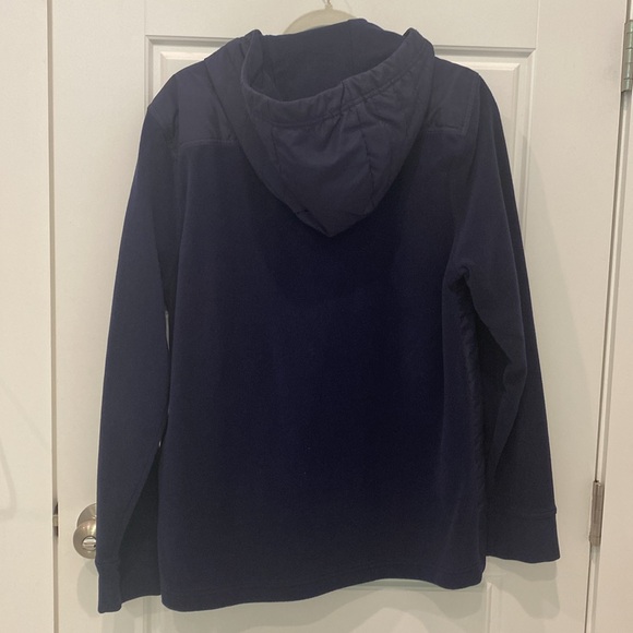 Banana republic navy quilted and fleece jacket - Picture 4 of 5